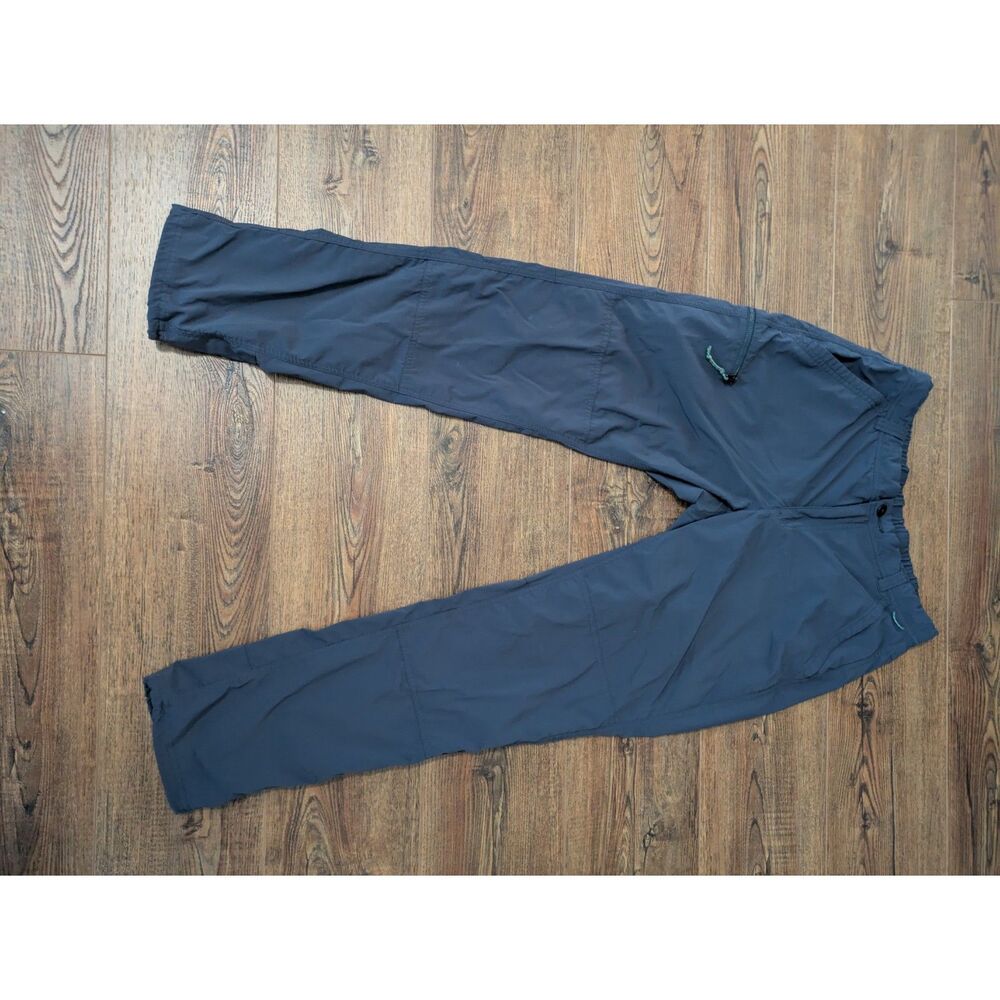 REI Trailmade Hiking Pants 10 Blue Women's Cargo Straight Leg Stretch Gorpcore - Picture 3 of 6